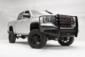 Fab Fours - Fab Fours GS16-K3960-1 Black Steel Front Bumper - Image 3