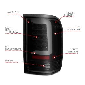 Anzo USA - Anzo USA 311360 LED Tail Light Assembly - Image 3