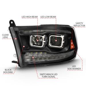 Anzo USA - Anzo USA 111464 LED Projector Headlight - Image 5