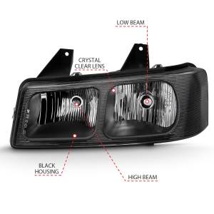 Anzo USA - Anzo USA 111474 Crystal Headlight Set - Image 3