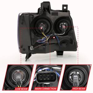 Anzo USA - Anzo USA 111475 Crystal Headlight Set - Image 5