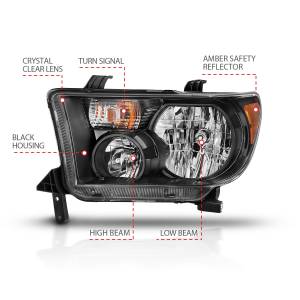 Anzo USA - Anzo USA 111436 Crystal Headlight Set - Image 4
