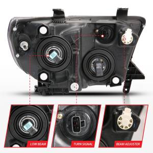 Anzo USA - Anzo USA 111436 Crystal Headlight Set - Image 5