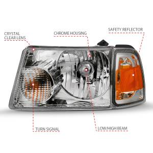 Anzo USA - Anzo USA 111484 Crystal Headlight Set - Image 3
