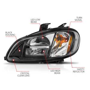 Anzo USA - Anzo USA 131030 LED Crystal Headlight Set - Image 4
