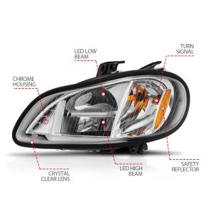 Anzo USA - Anzo USA 131031 LED Crystal Headlight Set - Image 4