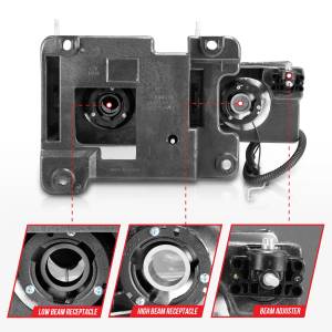 Anzo USA - Anzo USA 111499 Crystal Headlight Set - Image 4