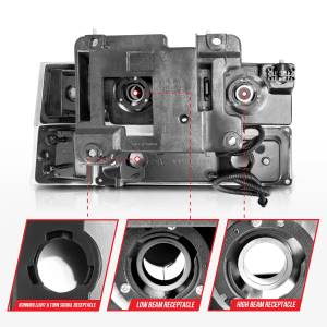 Anzo USA - Anzo USA 111528 Crystal Headlight Set - Image 5