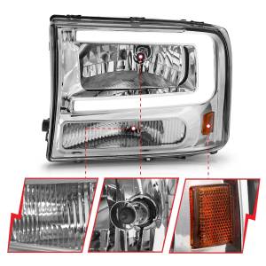 Anzo USA - Anzo USA 111550 Crystal Headlight Set - Image 3