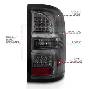 Anzo USA - Anzo USA 311398 LED Tail Light Assembly - Image 4