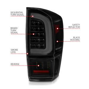 Anzo USA - Anzo USA 311401 LED Tail Light Assembly - Image 4