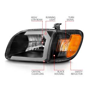 Anzo USA - Anzo USA 111579 Crystal Headlight Set - Image 4