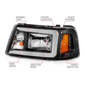 Anzo USA - Anzo USA 111511 Crystal Headlight Set - Image 3