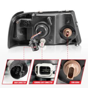 Anzo USA - Anzo USA 111511 Crystal Headlight Set - Image 4