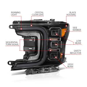 Anzo USA - Anzo USA 111520 LED Projector Headlight - Image 3