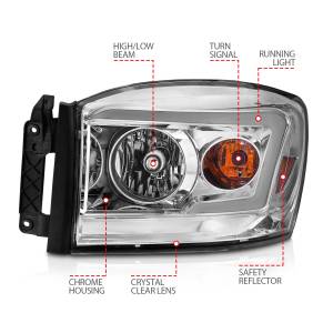 Anzo USA - Anzo USA 111527 Crystal Headlight Set - Image 4