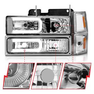 Anzo USA - Anzo USA 111529 Crystal Headlight Set - Image 3