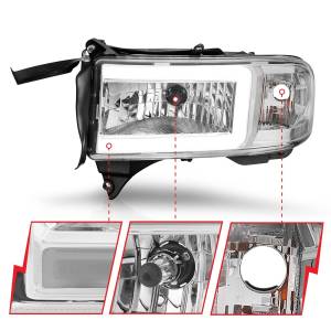 Anzo USA - Anzo USA 111555 LED Crystal Headlight Set - Image 3
