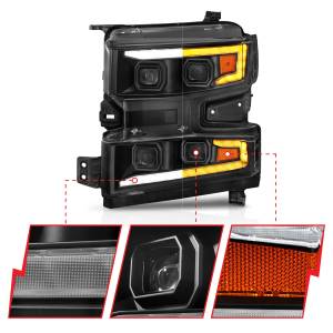Anzo USA - Anzo USA 111566-L LED Projector Headlight - Image 3
