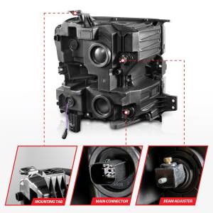 Anzo USA - Anzo USA 111566-L LED Projector Headlight - Image 5