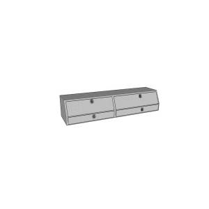 Westin - Westin 80-TBS200-90D-BD Brute Contractor TopSider Tool Box - Image 2