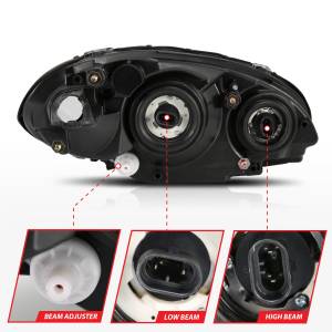 Anzo USA - Anzo USA 111472 Crystal Headlight Set - Image 5