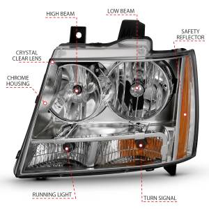 Anzo USA - Anzo USA 111475 Crystal Headlight Set - Image 4