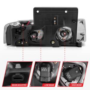 Anzo USA - Anzo USA 111001 Crystal Headlight Set - Image 4