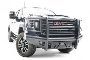 Fab Fours - Fab Fours GM20-Q5060-1 Black Steel Front Bumper - Image 2