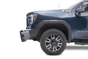 Fab Fours - Fab Fours GM20-Q5061-1 Black Steel Front Bumper - Image 4