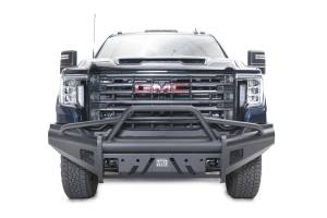 Fab Fours - Fab Fours GM20-Q5062-1 Black Steel Front Bumper - Image 1