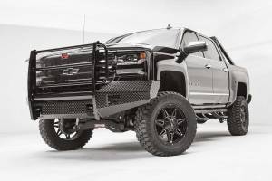 Fab Fours - Fab Fours CS16-K3860-1 Black Steel Front Bumper - Image 2