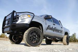 Fab Fours - Fab Fours TT14-K2860-1 Black Steel Front Bumper - Image 2