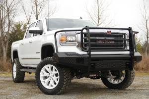 Fab Fours - Fab Fours GM07-K2160-1 Black Steel Front Ranch Bumper - Image 3