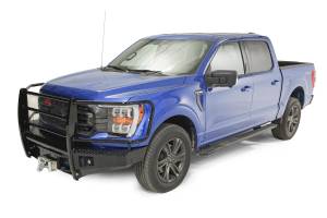 Fab Fours - Fab Fours FF21-K5060-1 Black Steel Front Bumper - Image 2