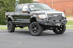 Fab Fours - Fab Fours FF09-H1952-B Premium Heavy Duty Winch Front Bumper - Image 2