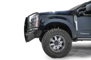 Fab Fours - Fab Fours FS23-S5960-1 Black Steel Front Bumper - Image 7