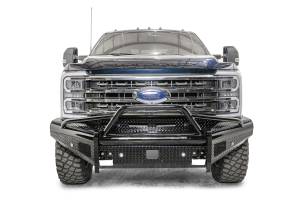 Fab Fours - Fab Fours FS23-S5962-1 Black Steel Front Bumper - Image 2