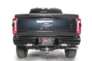 Fab Fours - Fab Fours FS23-T5950-1 Black Steel Rear Bumper - Image 1