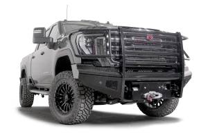 Fab Fours - Fab Fours GM24-S6260-1 Black Steel Front Bumper - Image 3