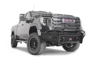 Fab Fours - Fab Fours GM24-S6262-1 Black Steel Front Bumper - Image 3