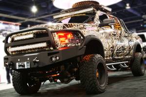 Fab Fours - Fab Fours DR10-A2950-1 Premium Heavy Duty Winch Front Bumper - Image 1