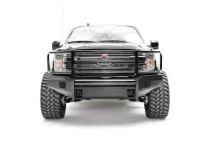 Fab Fours - Fab Fours FF18-K4560-1 Black Steel Front Bumper - Image 1