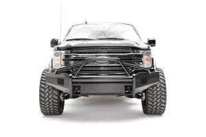 Fab Fours - Fab Fours FF18-K4562-1 Black Steel Front Bumper - Image 1
