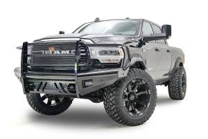 Fab Fours - Fab Fours DR19-S4460-1 Black Steel Front Bumper - Image 2