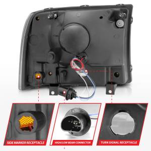 Anzo USA - Anzo USA 111088 Crystal Headlight Set - Image 5