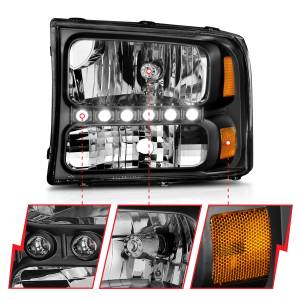 Anzo USA - Anzo USA 111106 Crystal Headlight Set - Image 3