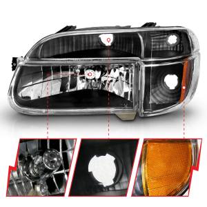 Anzo USA - Anzo USA 111039 Crystal Headlight Set - Image 3