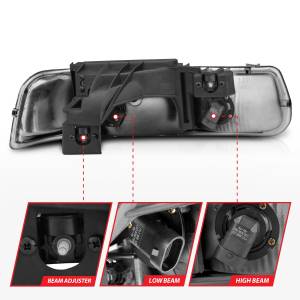 Anzo USA - Anzo USA 111011 Crystal Headlight Set - Image 6