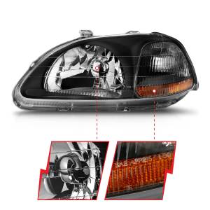 Anzo USA - Anzo USA 121067 Crystal Headlight Set - Image 3
